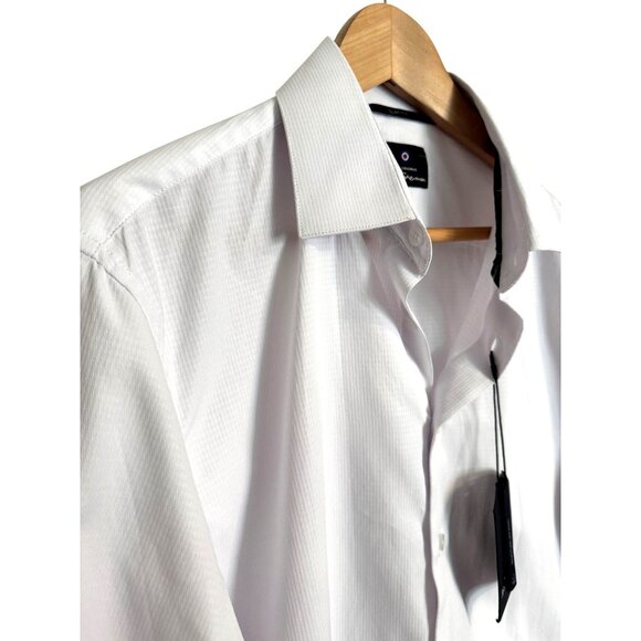 Ben Sherman The Orignal Wrinkle Free Size Large 16/16.5 32/33 NWT Moisture Wicki - Picture 9 of 11